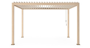 Pergola ogrodowa BIZZOTTO OCEAN 3X4 – naturalny / Silk