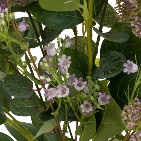 Lilac Mixed Wrapped Bouquet 210x310x750mm
