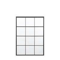 Lustro Chafford, czarne, 1100 x 25 x 800 mm