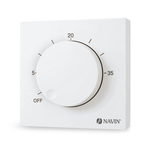 Termostat mechaniczny do ogrzewania podłogowego NAVIN EH84BM-16A, biały