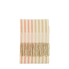 Lille Jacquard Stripe Throw Sage/Rust 1300x1700mm