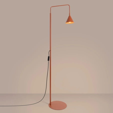Lampa podłogowa NOX ochra czerwona
