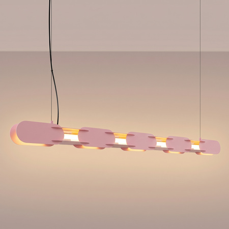 Lampa wisząca CHAIN 158 różowa LED 3000K