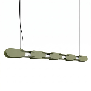 Lampa wisząca CHAIN 158 zielona oliwka LED 4000K