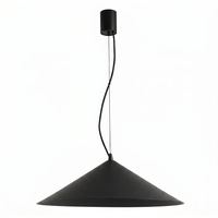 Lampa wisząca FINT czarna LED 4000K