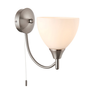 Alton 1 Wall Light Satin Chrome