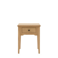 Malvern 1 Drawer Side Table 450x400x550mm