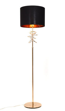 LAMPA STOJĄCA PODŁOGOWA CZARNA MILARI