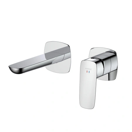 Bateria umywalkowa podtynkowa, chrom