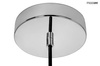 MOOSEE zestaw 2 lamp wiszących DISCO      srebrny