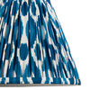 Ikat Shade Marlin Blue Fabric 185x125x250mm