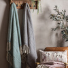 Wool Throw Duck Egg 1300x1700mm