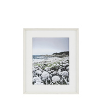 Waves and Wild Flowers II Framed Art 550x40x650mm