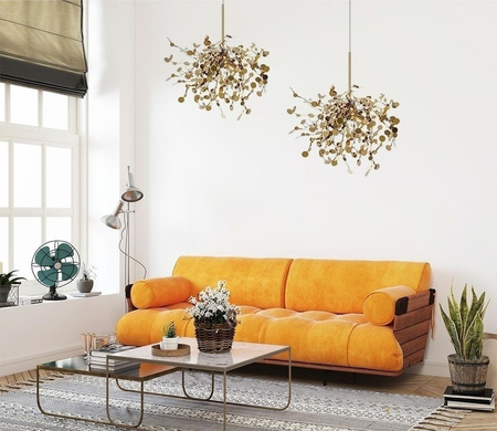 MOOSEE lampa wisząca MONETE SINGLE złota