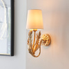 Delphine 1 Wall Light Gold Leaf