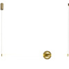 Lampa wisząca O-LINE 93 - LED, 93 cm, mosiądz