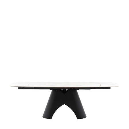 Bresso Dining Table Black 1600/2400x900x760mm