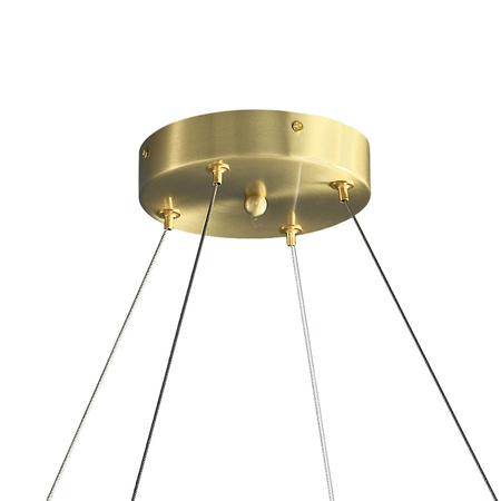 Lampa wisząca PIUMA 80 cm – biała, okrągła oprawa sufitowa