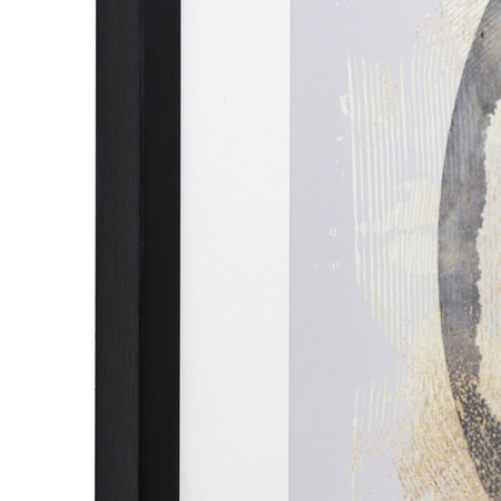 Obraz w ramie „Chord 1 & 2” – czarny, 65 × 3,3 × 80 cm, zestaw 2 szt.