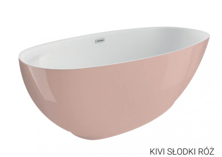 Wanna  wolnostojąca 165x75 KIVI RÓŻ*