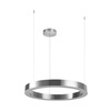 Lampa wisząca CIRCLE 60 cm - LED, ring nikiel szczotkowany