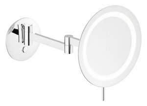 Zen Lustro do makijażu z oświetleniem LED (Chrom)