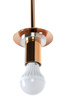 MOOSEE lampa wisząca FUSION 30 miedziana  - akryl