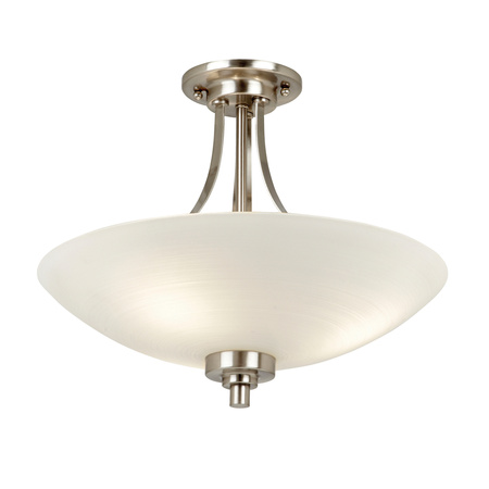 Welles Ceiling Lamp Satin Chrome