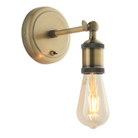Hal Wall Light Antique Brass