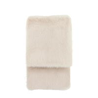 Maple Faux Fur Throw Oatmeal 1500x2000mm