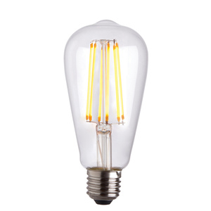 E27 LED Filament Pear 140x64mm Clear Glass D
