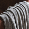 Willow Chenille Throw Grey 1300x1700mm