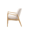 Fotel Carrera Naturalny len 685 x 720 x 820 mm