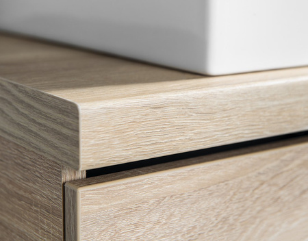 VEGA blat umywalkowy 82,5x45cm, dąb platin