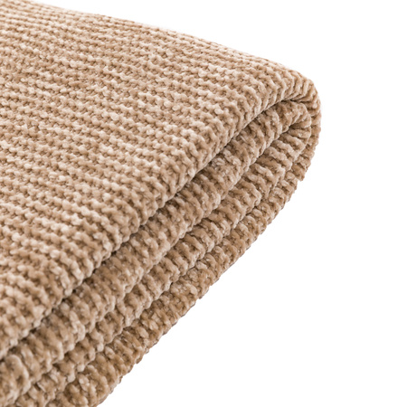 Deco Luxe Chunky Chenille Throw Taupe 1300x1700mm