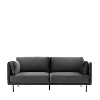 Wigmore Sofa Truffle Velvet 2005x900x810mm