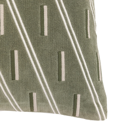 Noa Velvet Cushion Olive 450x450mm