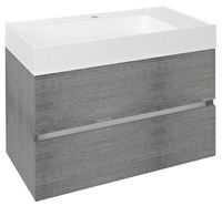 ODETTA szafka umywalkowa 82x50x43,5cm, dąb srebrny