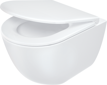 Miska WC z deską bezkołnierzowa - spłukiwanie wirowe