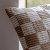 Winster Check Woven Cushion Taupe 450x450mm