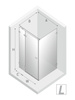 KABINA AVEXA GUNMETAL BRUSHED PROSTOKĄTNA L 80x120x200 CZYSTE 6mm ACTIVE SHIELD