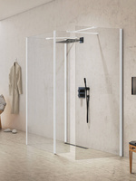 KABINA NEW MODUS WHITE WALK-IN U 80x200 CZYSTE 8mm ACTIVE SHIELD