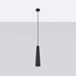 Lampa wisząca ELECTRA czarna beton