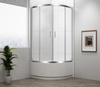 SELMA kabina prysznicowa półokrągła 900x900x1650mm, szkło czyste