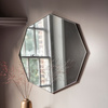 Lustro Bowie Octagon Mirror Silver 800 x 800 mm