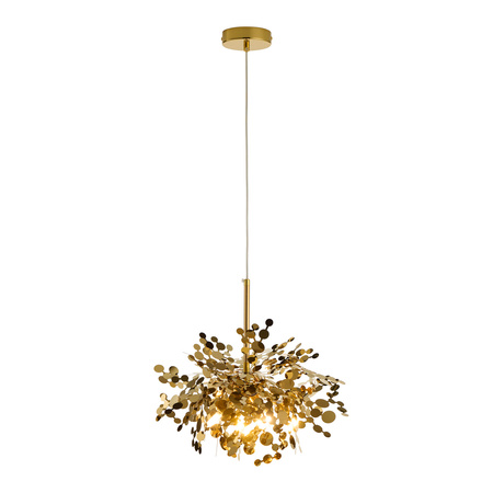 Lampa wisząca MONETTI 40 cm -  złota, dekoracyjna