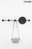 MOOSEE lampa ścienna SHADOW HANG z wieszakiem czarna
