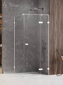 KABINA AVEXA WHITE PROSTOKĄTNA L 80x90x200 CZYSTE 6mm ACTIVE SHIELD