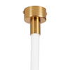 Lampa wisząca SNAKE LED 400 cm - elastyczny przewód LED, 3000K, złote uchwyty