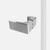 Drzwi wnękowe OXIA NICKEL BRUSHED 1D L 70x200 szkło czyste 8mm Active Shield 2.0